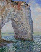 Картина Маннепорт около Этрета, Клод Моне